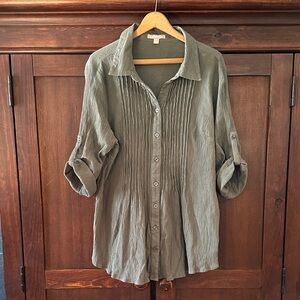 Woman Within, women’s button down shirt